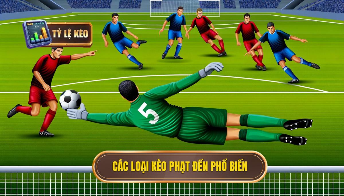 Các loại hình kèo phạt đền phổ biến