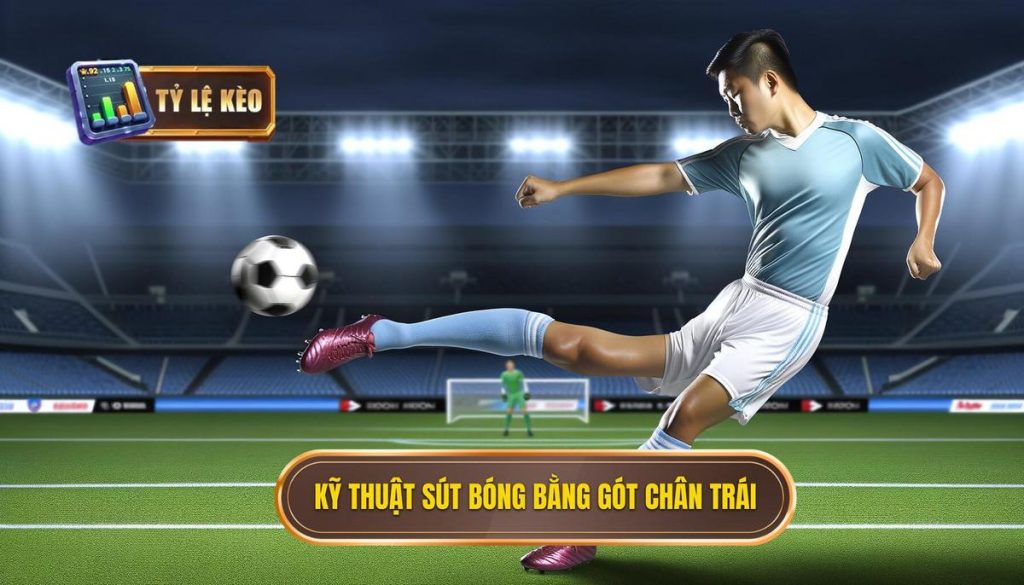 Kỹ thuật sút bóng bằng gót chân trái