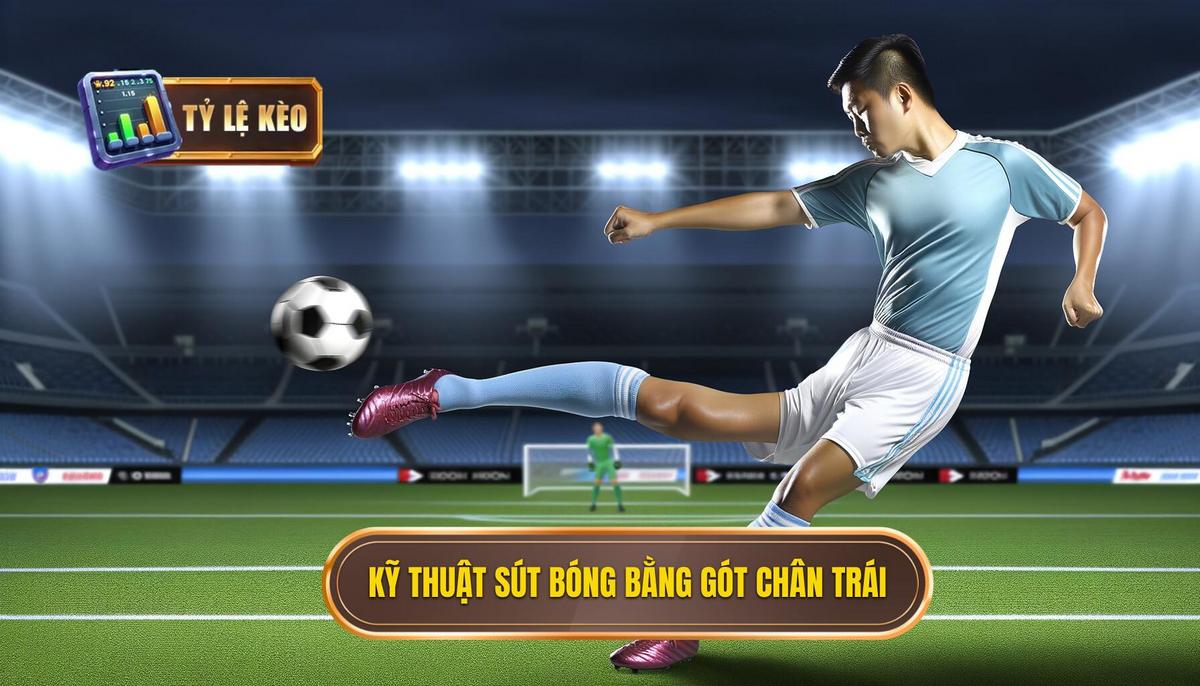 Kỹ thuật sút bóng bằng gót chân trái