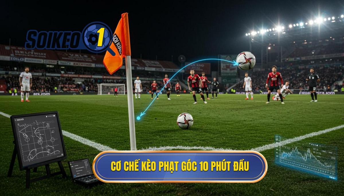 Phân Tích Cơ Chế Hoạt Động Của Kèo Cược Đội Nhận Quả Phạt Góc Trong 10 Phút Đầu