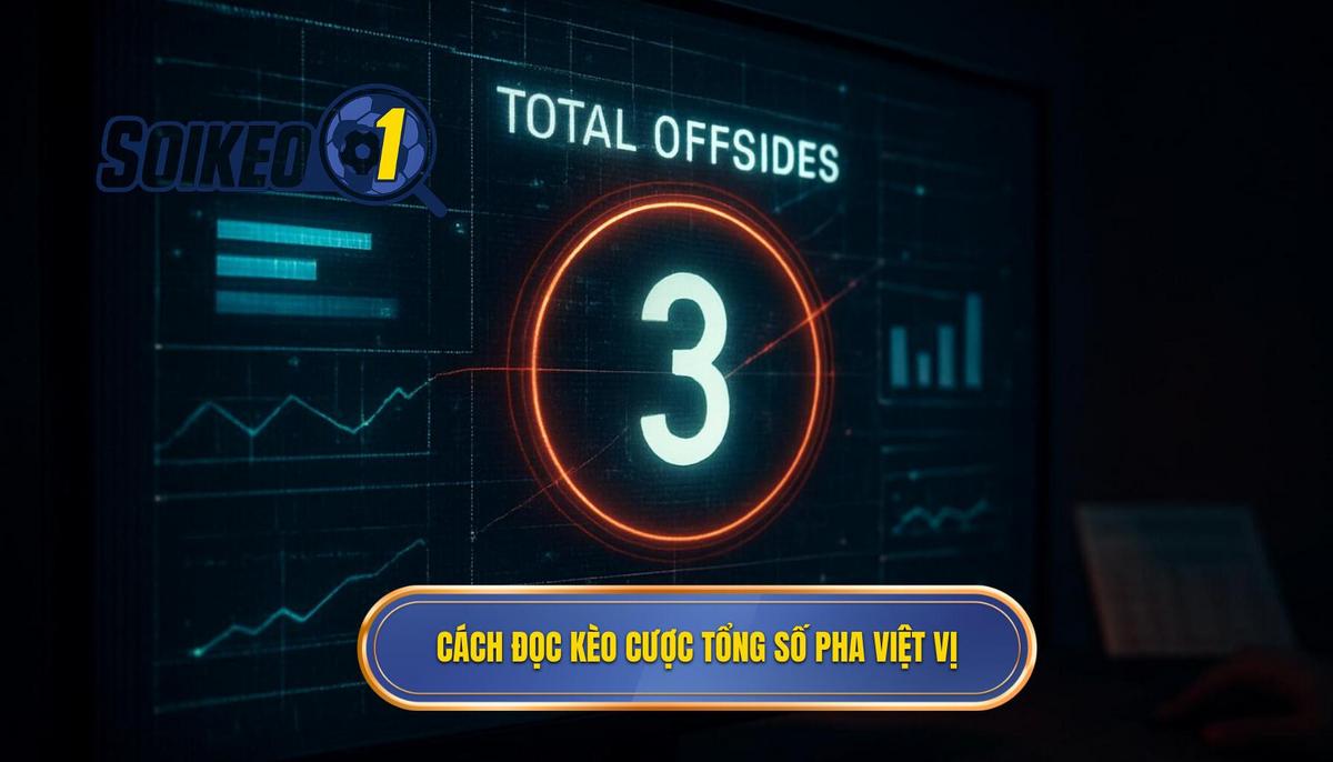 Bản Chất và Cách Đọc Kèo cược tổng số pha việt vị toàn trận