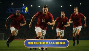 Chiến thuật bóng đá 4-2-3-1 tấn công
