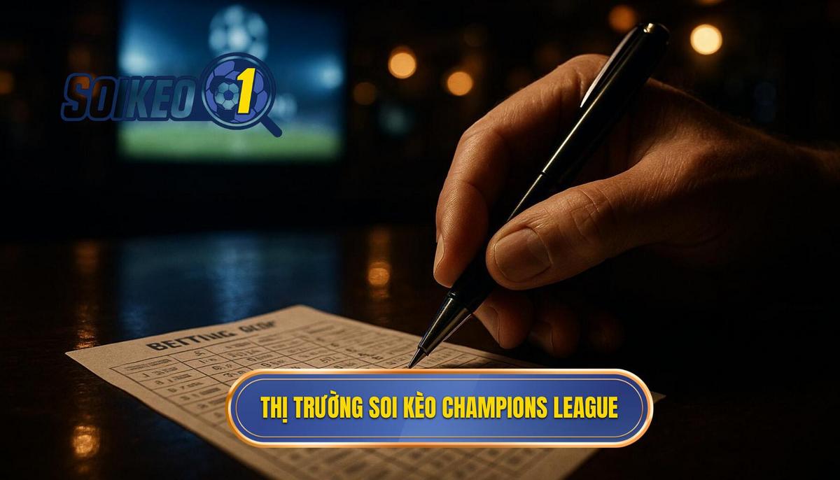 Đặc thù của thị trường soi kèo Champions League