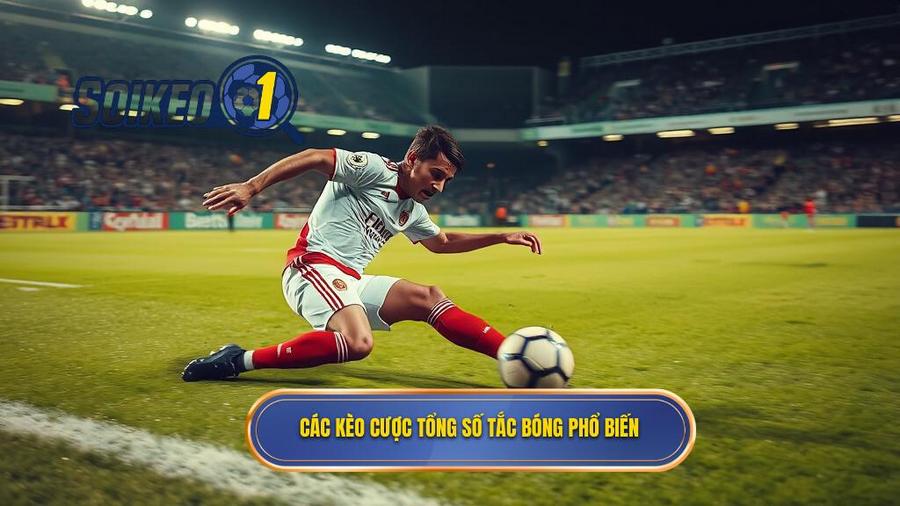 Các hình thức phổ biến của kèo cược tổng số lần tắc bóng thành công