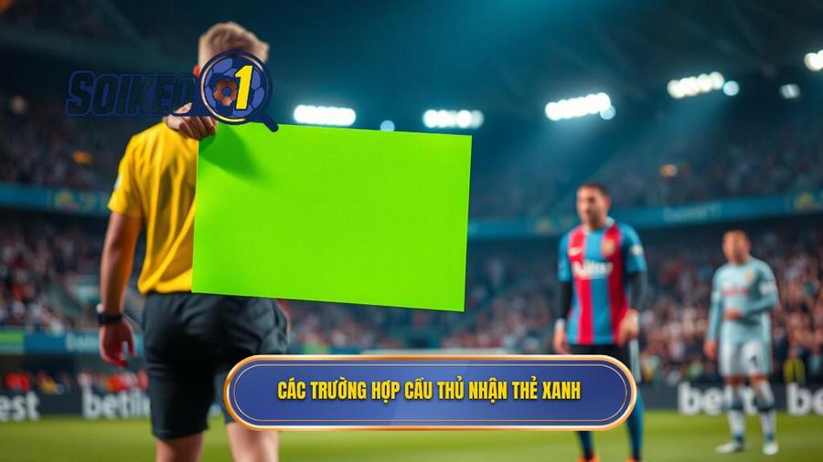 2. Các trường hợp cầu thủ nhận thẻ xanh