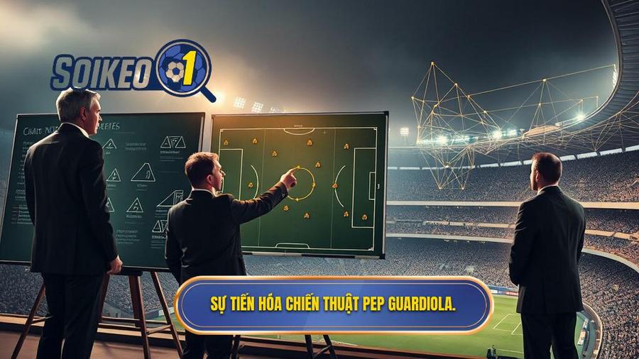 2. Sự tiến hóa chiến thuật Pep Guardiola.