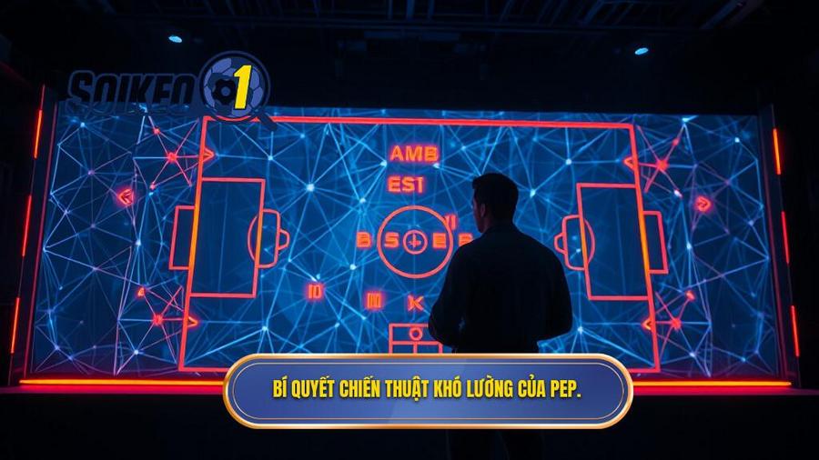 3. Bí quyết chiến thuật khó lường của Pep.