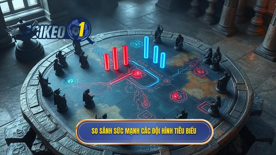 Bảng so sánh sức mạnh các đội hình tiêu biểu