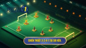 Chiến thuật bóng đá 3-2-4-1: Phân tích chuyên sâu từ SOI KÈO